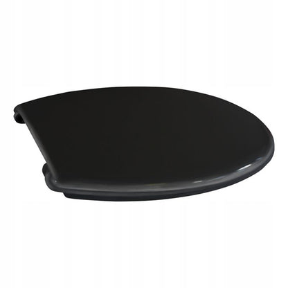 Toiletsæde Sort Duroplast med Soft Close 42,8 x 36,5 cm