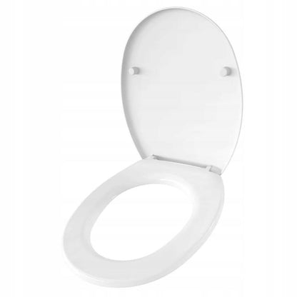 Toiletsæde Fritfaldende Duroplast Hvid Universal 42,8 x 36,5 cm