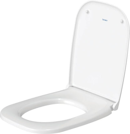 Toiletsæde SoftClose Hvid med Plastikhængsler 1 stk.