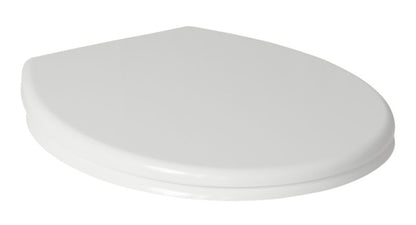 Toiletsæde Universal Duroplast Hvid 37x43 cm Blødt Luk 1 stk.