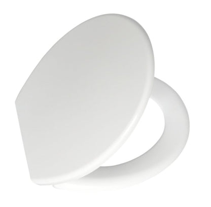 Toiletsæde Universal Duroplast Hvid 37x43 cm Blødt Luk 1 stk.