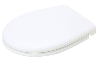 Toiletsæde Universal 35x42 cm Hvid Duroplast Blødt Luk Quick Release
