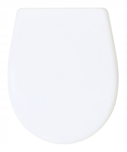 Toiletsæde Universal 35x42 cm Hvid Duroplast Blødt Luk Quick Release