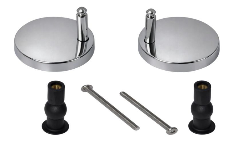 Toiletsæde Rektangulært Hvidt med Softclose og Quick-Release 1 stk.