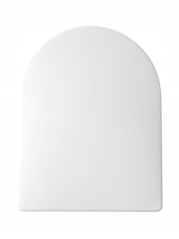 Toiletsæde Hvidt Polypropylen Softclose U-Form Hurtigudløsning 36x47 cm