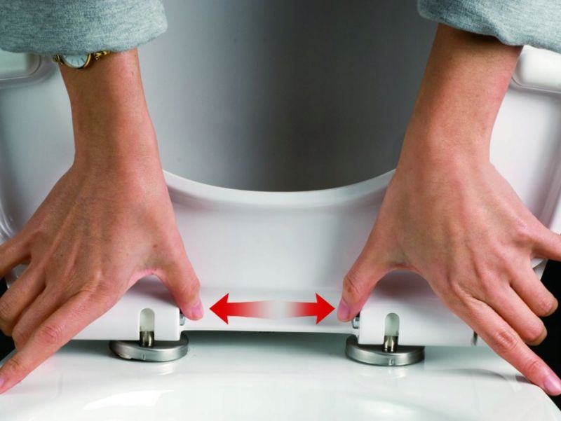 Toiletsæde Estiva N Slim Hvid Duroplast 36,5 x 45,5 cm