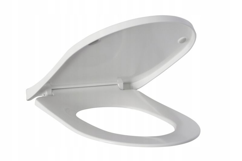 Toiletsæde Duroplast Hvidt Universal 36x44 cm Blødt Luk