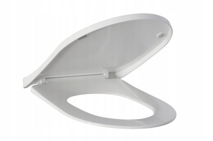 Toiletsæde Duroplast Hvidt Universal 36x44 cm Blødt Luk