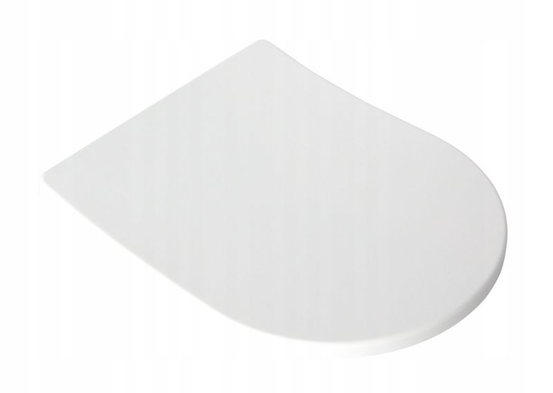 Toiletsæde Duroplast Hvidt Universal 36x44 cm Blødt Luk