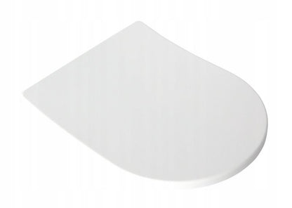 Toiletsæde Duroplast Hvidt Universal 36x44 cm Blødt Luk