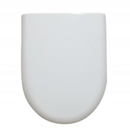 Toiletsæde Owal Duroplast Hvid 44x36 cm Blødt Luk 1 stk.
