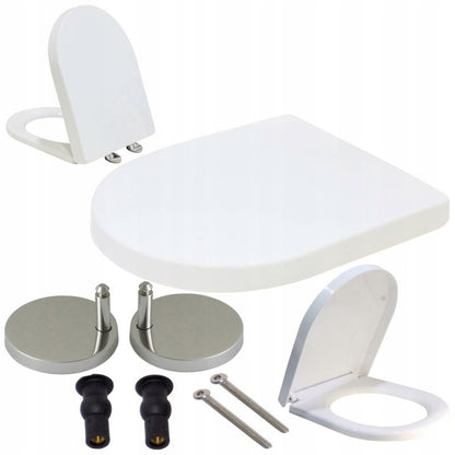 Toiletsæde U-formet Hvid Polypropylen 36x42,5 cm 5901811584978