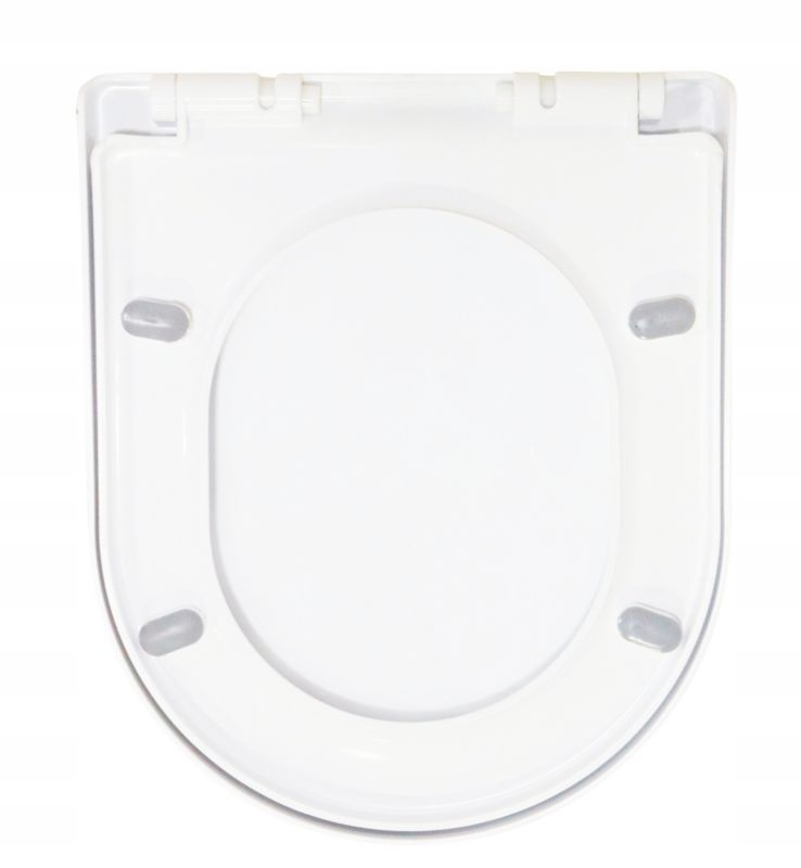 Toiletsæde U-formet Hvid Polypropylen 36x42,5 cm 5901811584978
