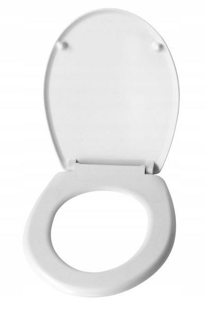 Toiletsæde Standard Duroplast Hvid Antibakteriel 37,1x44,2 cm