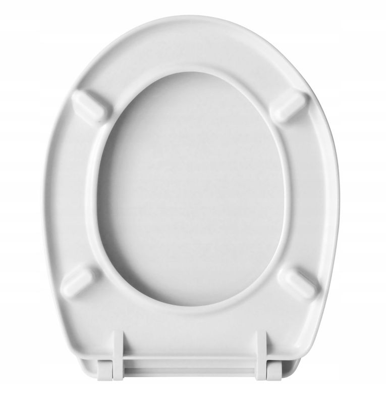 Toiletsæde Standard Duroplast Hvid Antibakteriel 37,1x44,2 cm