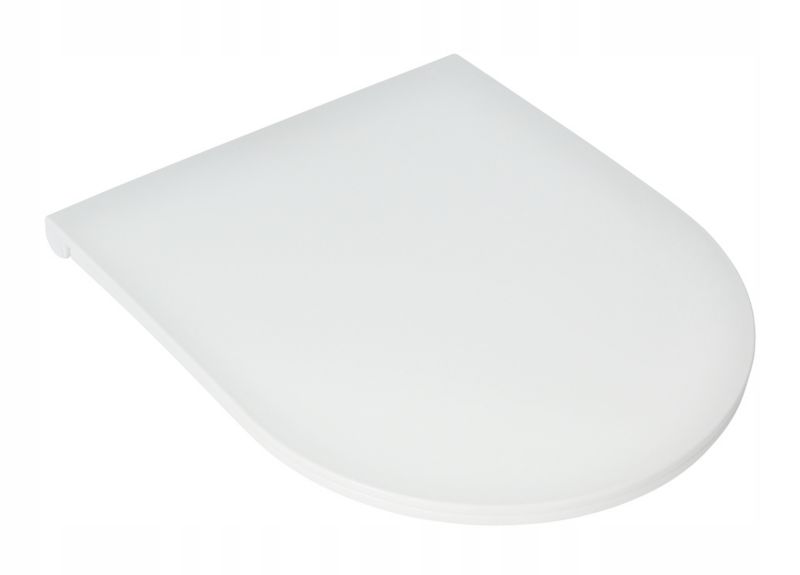 Toiletsæde U-formet Hvid Polypropylen med Softclose 43 x 36 cm