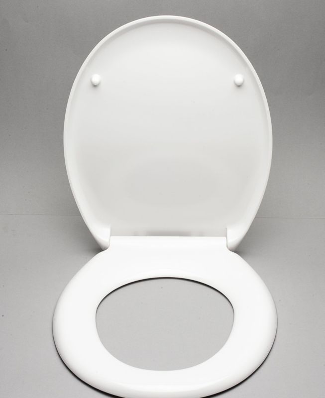 Toiletsæde Duroplast Hvid Soft Close 37 x 43 cm