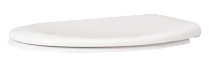 Toiletsæde Duroplast Hvid Soft Close 37 x 43 cm