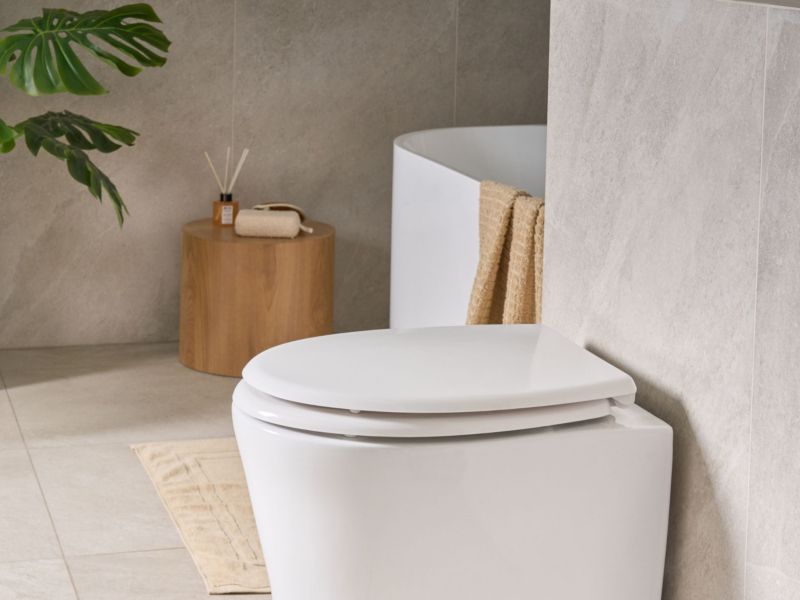 Toiletsæde Fagnano 2-i-1 Duroplast Hvid Soft-Close 1 stk.