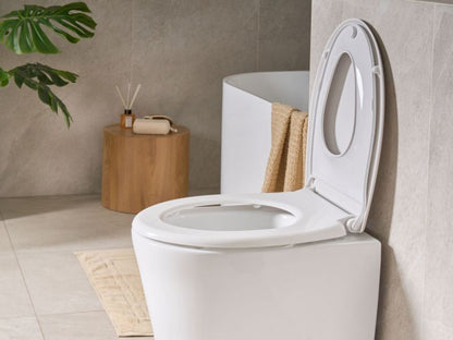 Toiletsæde Fagnano 2-i-1 Duroplast Hvid Soft-Close 1 stk.