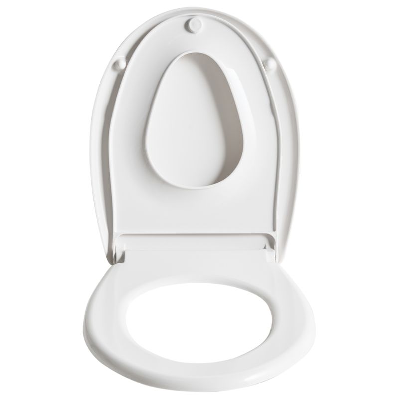 Toiletsæde Fagnano 2-i-1 Duroplast Hvid Soft-Close 1 stk.