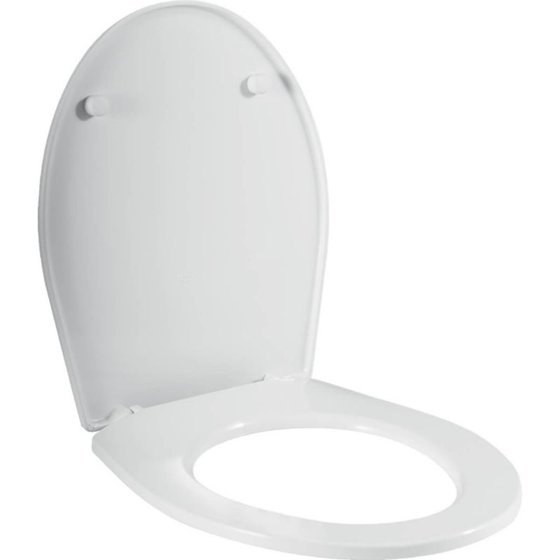 Toiletsæde med Soft Close Hvid 1 stk.
