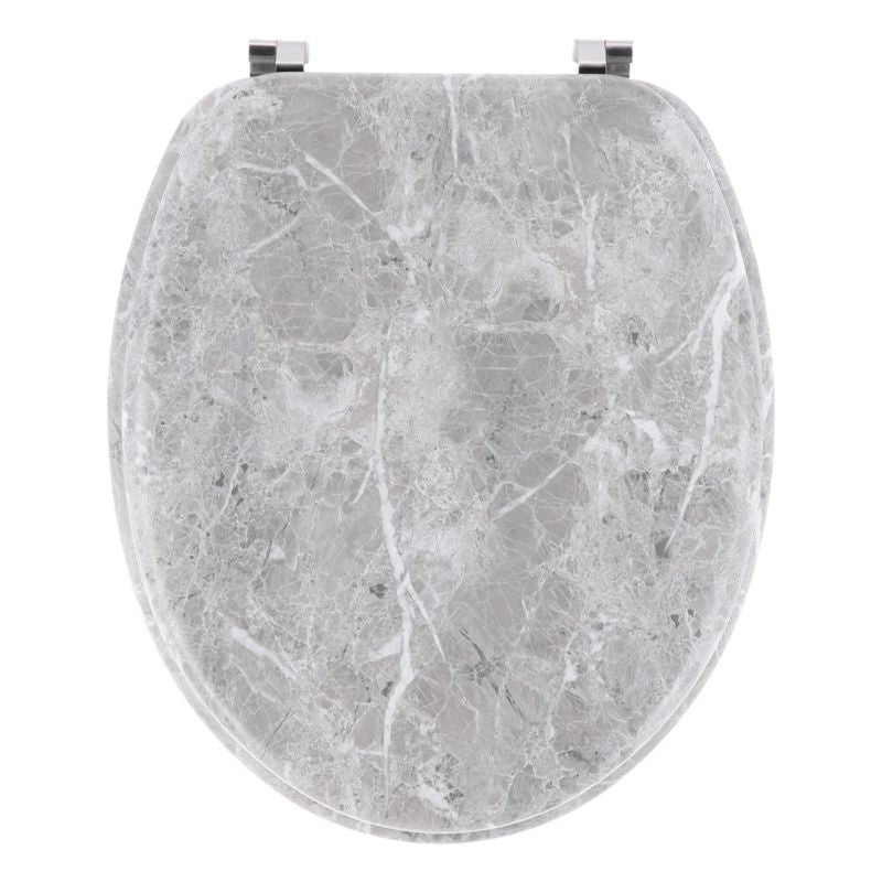 Toiletsæde Marmor Grå 44 cm Universal