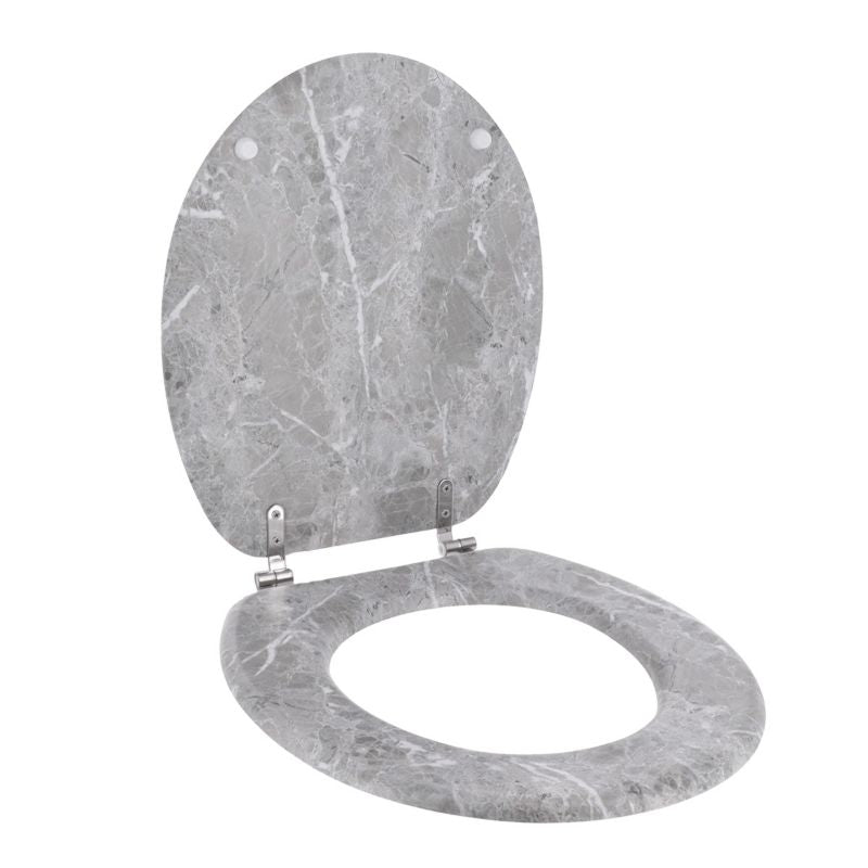 Toiletsæde Marmor Grå 44 cm Universal