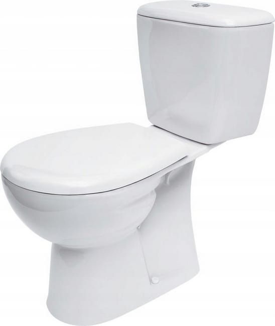 Toiletsæde i Duroplast Hvid Antibakteriel 43,3 x 37 cm