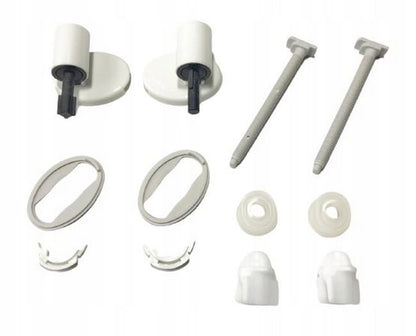 Toiletsæde i Duroplast Hvid Antibakteriel 43,3 x 37 cm
