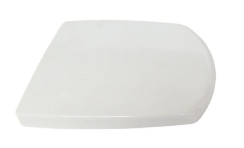 Toiletsæde Hvid Duroplast Antibakteriel 43 x 35 cm