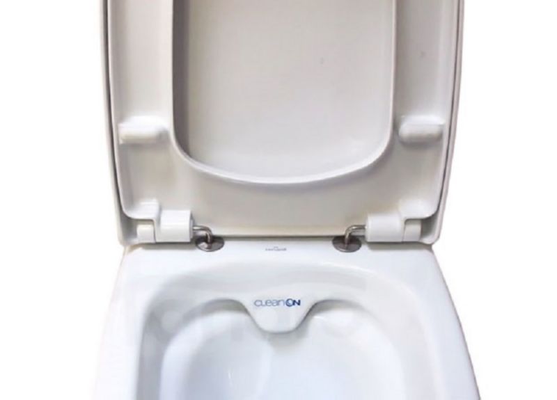 Toiletsæde Hvid Duroplast Antibakteriel 43 x 35 cm