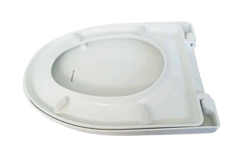 Toiletsæde Duroplast Antibakteriel 45,1x36,7 cm Hvid 8586005352525
