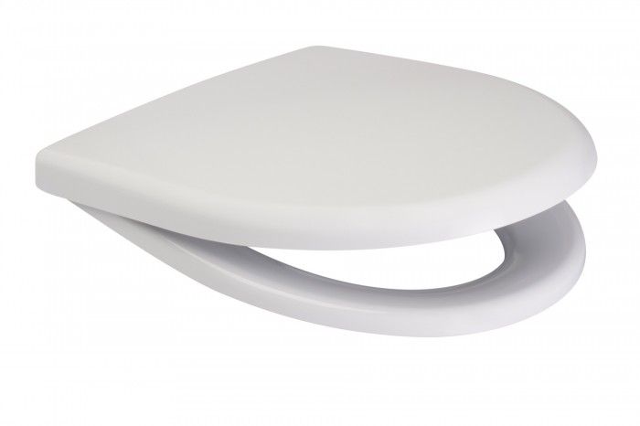 Toiletsæde Duroplast Antibakteriel 45,1x36,7 cm Hvid 8586005352525