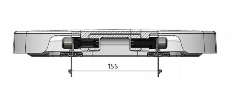 Toiletsæde Duroplast Antibakteriel Aftagelig Hvid 43x36 cm