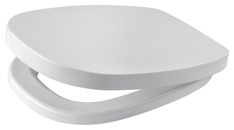 Toiletsæde Duroplast Antibakterielt Hvid 43,4x36,5 cm 160 kg