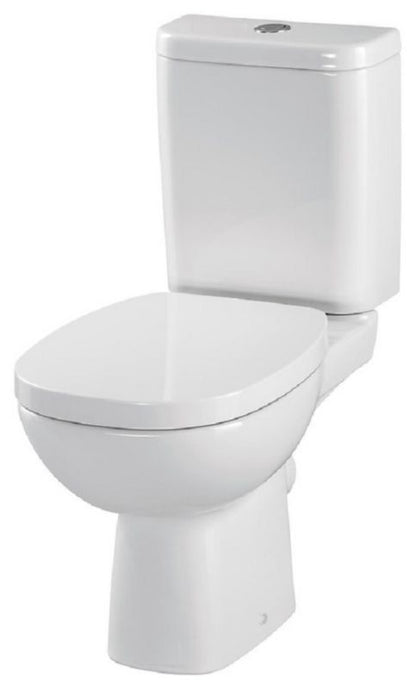 Toiletsæde Duroplast Antibakterielt Hvid 43,4x36,5 cm 160 kg