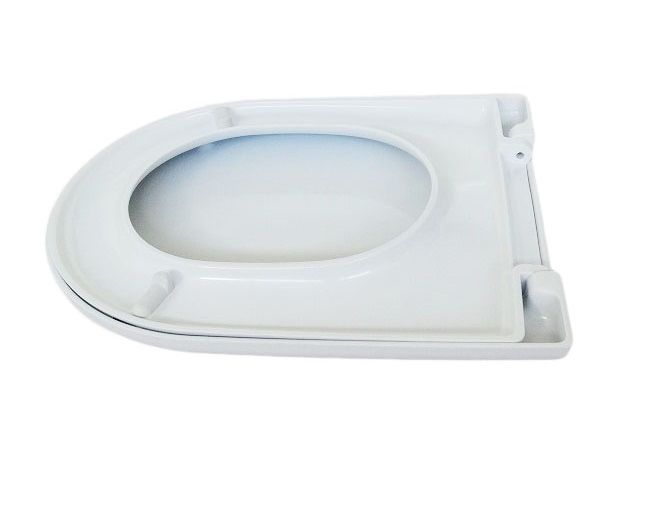 Toiletsæde Duroplast Antibakteriel 45,4x36 cm Hvid 160 kg