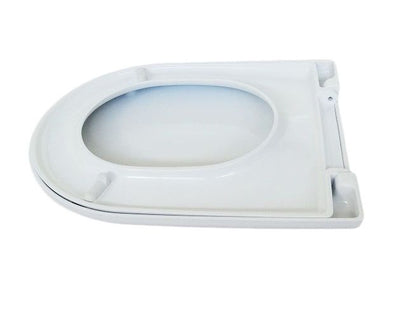 Toiletsæde Duroplast Antibakteriel 45,4x36 cm Hvid 160 kg