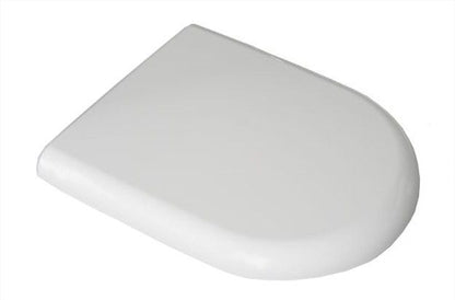 Toiletsæde Duroplast Antibakteriel 44x36 cm Hvid med Metalhængsler