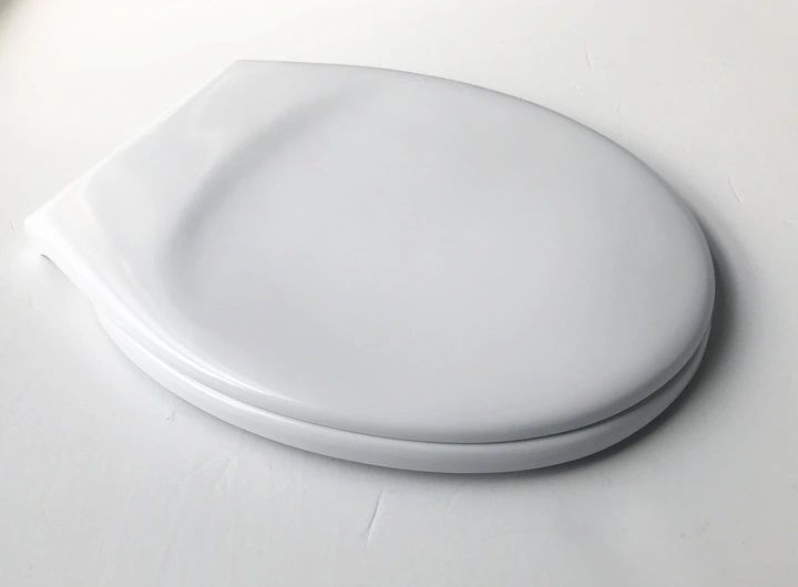 Toiletsæde Duroplast Antibakterielt Hvidt 45,1x37 cm 160 kg