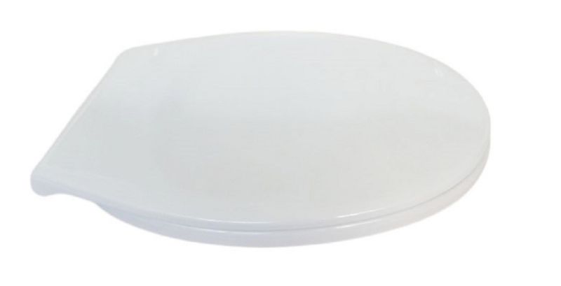 Toiletsæde Duroplast Antibakterielt Hvidt 45,1x37 cm 160 kg