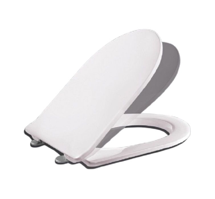 Toiletsæde Duroplast Hvid Antibakteriel 44 x 36,5 cm Soft Close