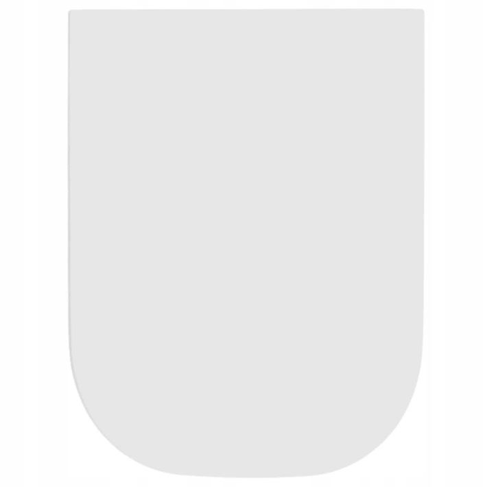 Toiletsæde med Blødt Luk Duroplast Antibakteriel 46 x 35 cm Hvid