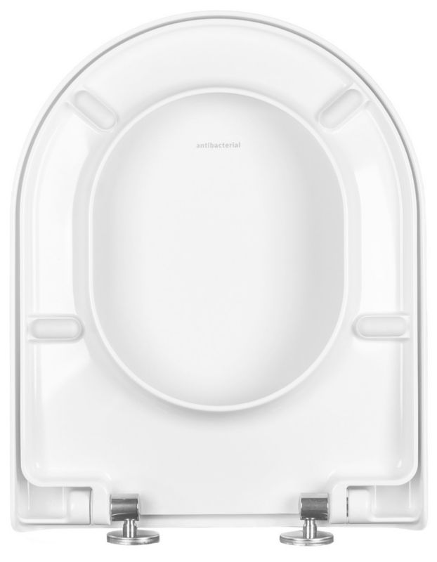 Toiletsæde med Soft Close til Cersanit Deco Keramik Hvid 1 stk.