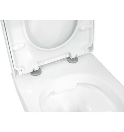 Toiletsæde MKW 8586005351795 Langsomt Lukkende Hvid Duroplast Antibakteriel