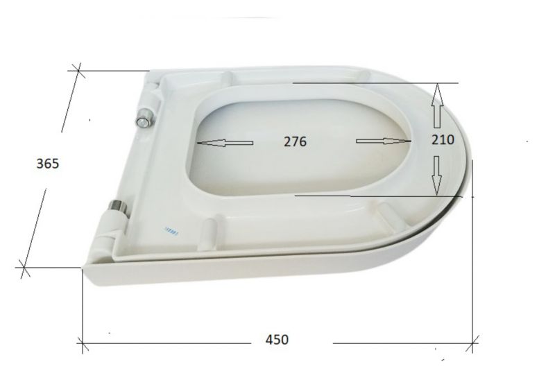Toiletsæde med Soft Close til Roca Nexo Hvid Duroplast 8586005352884