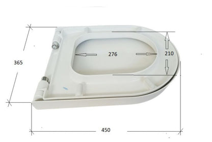 Toiletsæde med Soft Close til Roca Nexo Hvid Duroplast 8586005352884