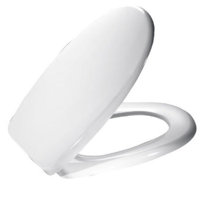 Toiletsæde Duroplast Hvid Antibakteriel 45,4x35,8 cm 160 kg