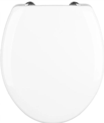 Toiletsæde Duroplast Hvid Antibakteriel 45,4x35,8 cm 160 kg